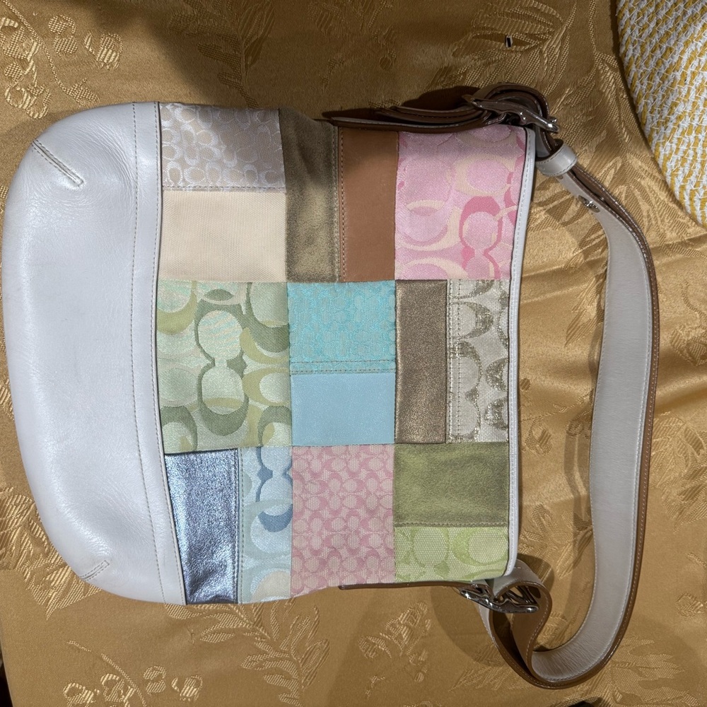 Coach Multicolor Patchwork Shoulder Bag - image 1